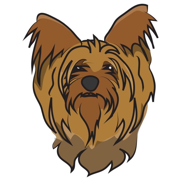Signmission Yorkshire Terrier Dog Decal, Dog Lover Decor Vinyl Sticker D-12-Yorkshire Terrier
